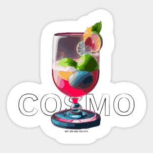 cosmo cocktail Sticker